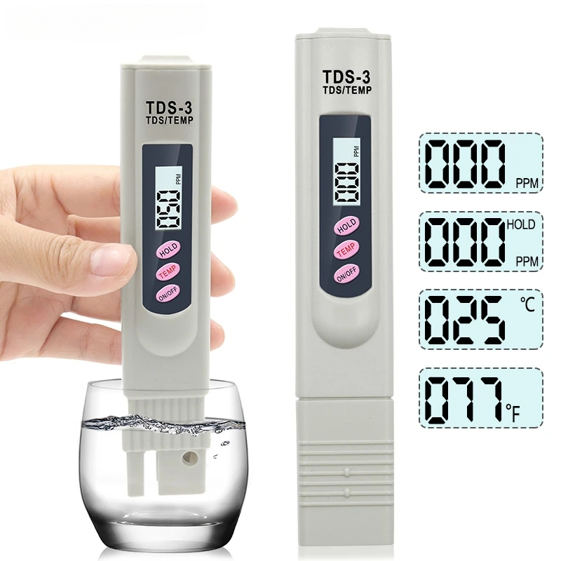 Aquael Filter Fzn - 1/3 pçs portátil lcd digital tds