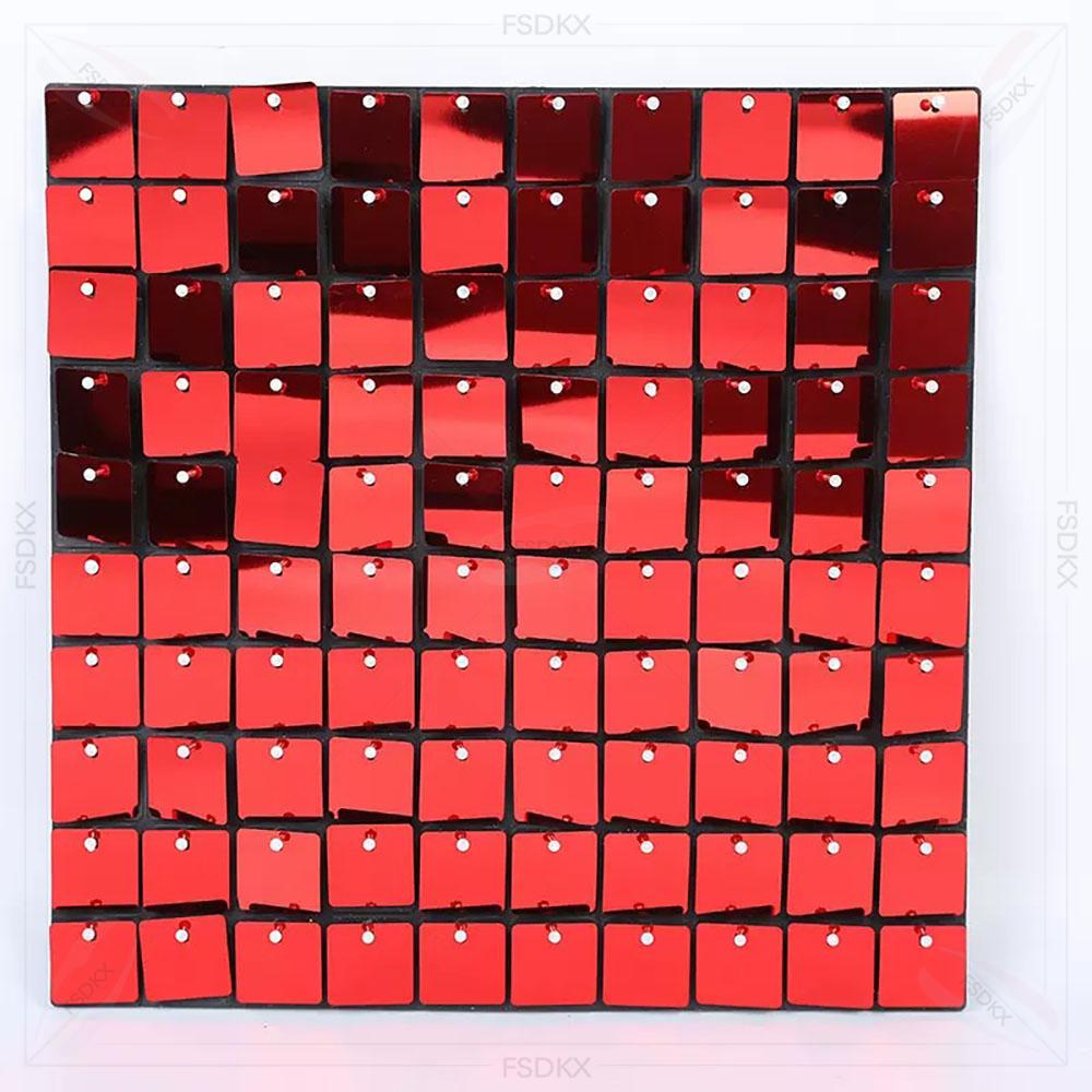 Pvc Panel Background - Painel de Fundo de Lantejoulas Dourado,