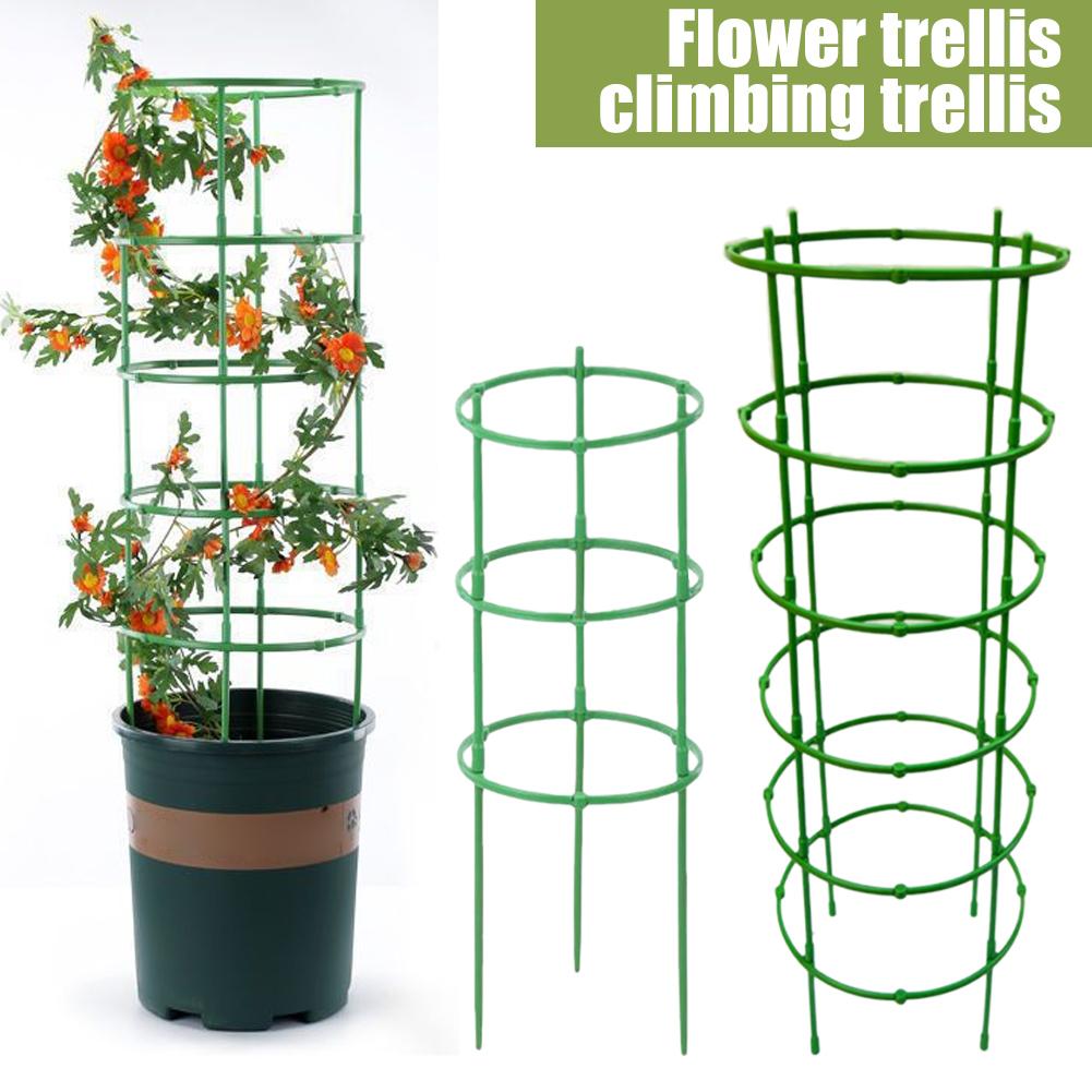 Vine Climbing Plastic - Anel de Suporte Ajustável Verde Xadrez