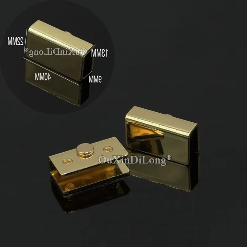 Glass Door Hinge - Novo Kit com 8 Presilhas Magnéticas