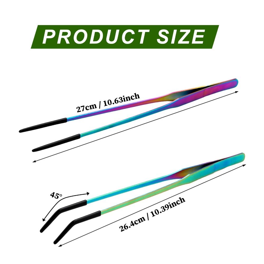2 Peças de Pinças de Aço Inoxi - Feeding Tong Stainless avaliação e preço