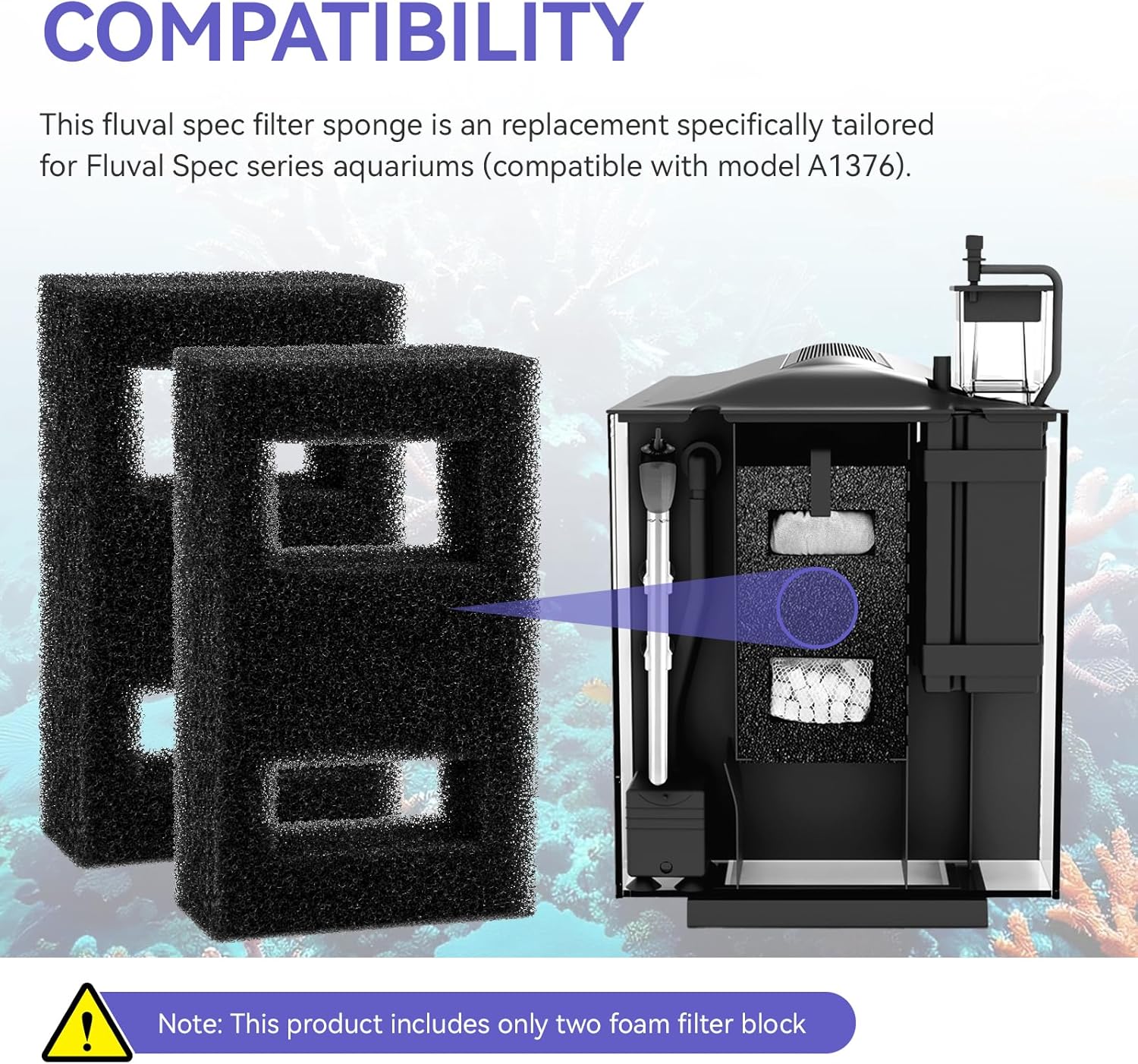 Bloco de Filtro de Espuma Comp - Fluval Aquarium Spec avaliação e preço