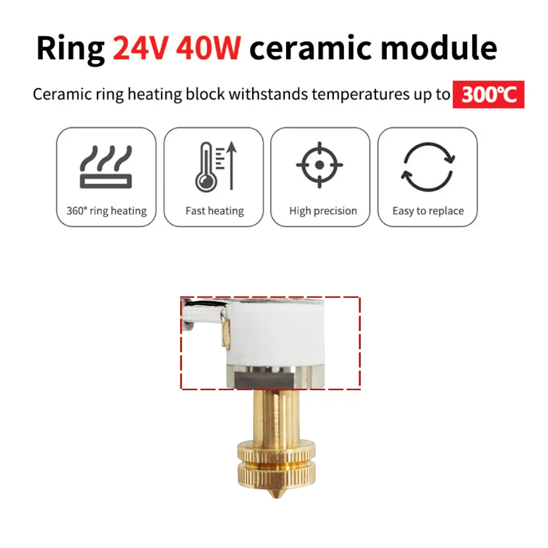 Para e3d revo hotend kit v6 ra - Ceramic Heat Emitter avaliação e preço